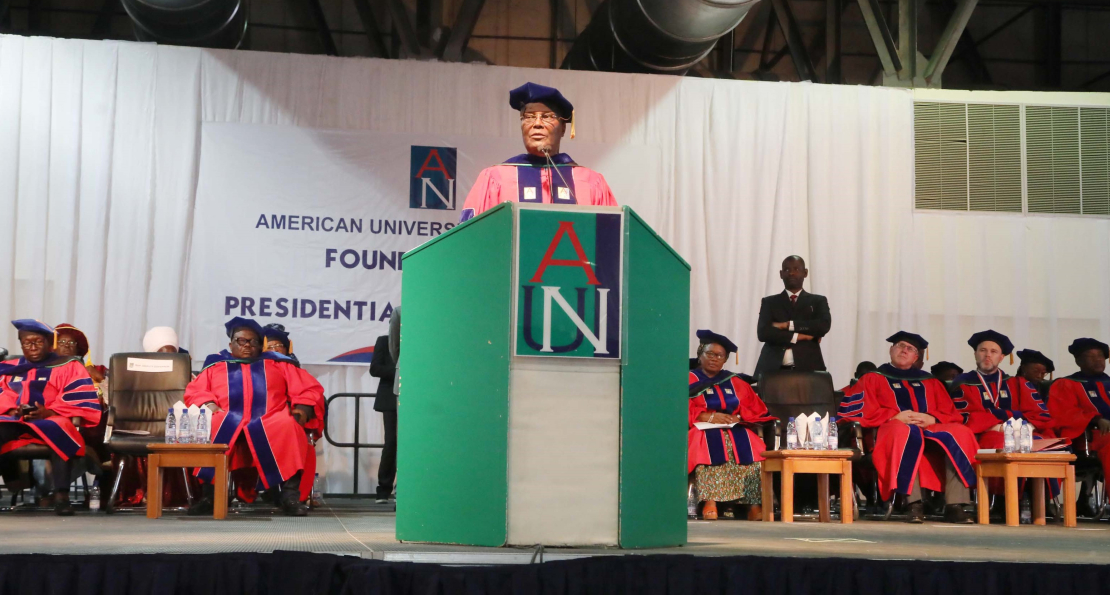 AUN in the Age of Socio-Economic Crisis and Emerging Disruptive Technologies by Atiku Abubakar, GCON